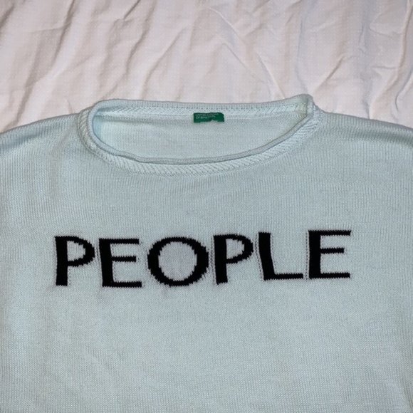 United Colours of Benetton “People” Sweater - Women’s Size Small - Picture 5 of 8